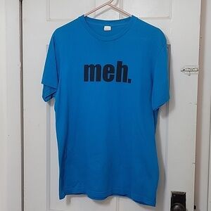 California Basics Tshirt Size Medium Blue